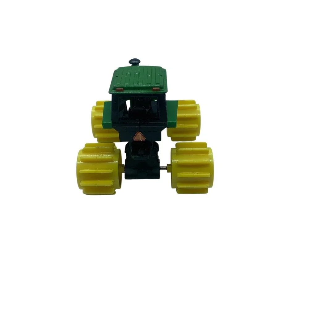 John Deere Monster Treads Tractor Toy Green Yellow Oversized Tires 4.5